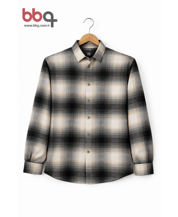 ERKEK BÜYÜK BEDEN GENİŞ ALIP ODUNCU GÖMLEK-3