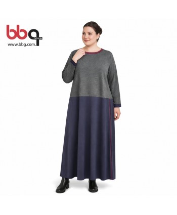 BAYAN BÜYÜK BEDEN ELBİSE-G