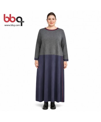 BAYAN BÜYÜK BEDEN ELBİSE-G