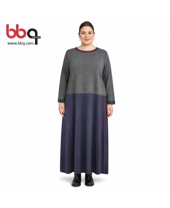 BAYAN BÜYÜK BEDEN ELBİSE-G