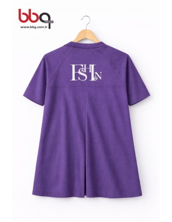 BAYAN BÜYÜK BEDEN GENİŞ KALIP FERMUARLI  CEKET