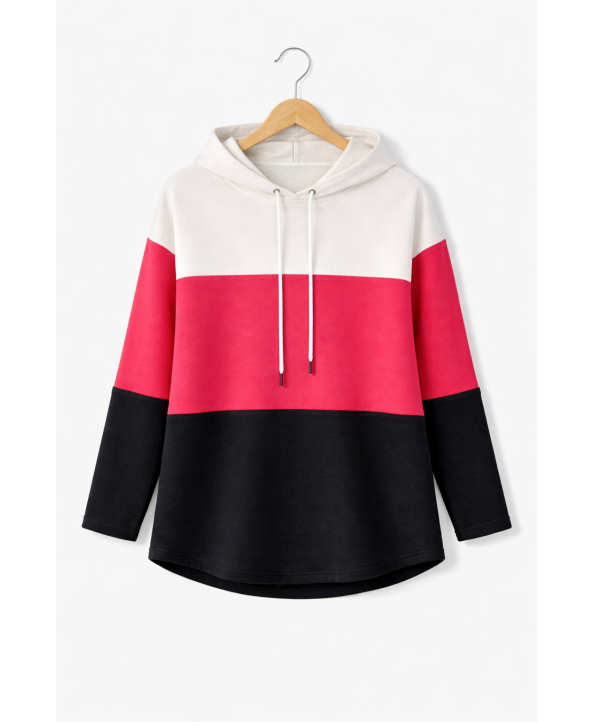 BAYAN BÜYÜK BEDEN GENİŞ KALIP SWEATSHIRT