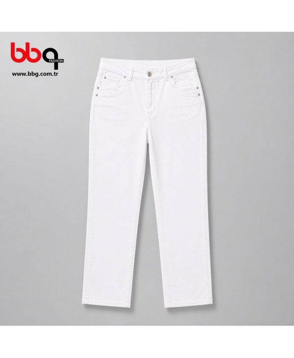  BAYAN BÜYÜK BEDEN GENİŞ KALIP GABARDİN PANTOLON-B