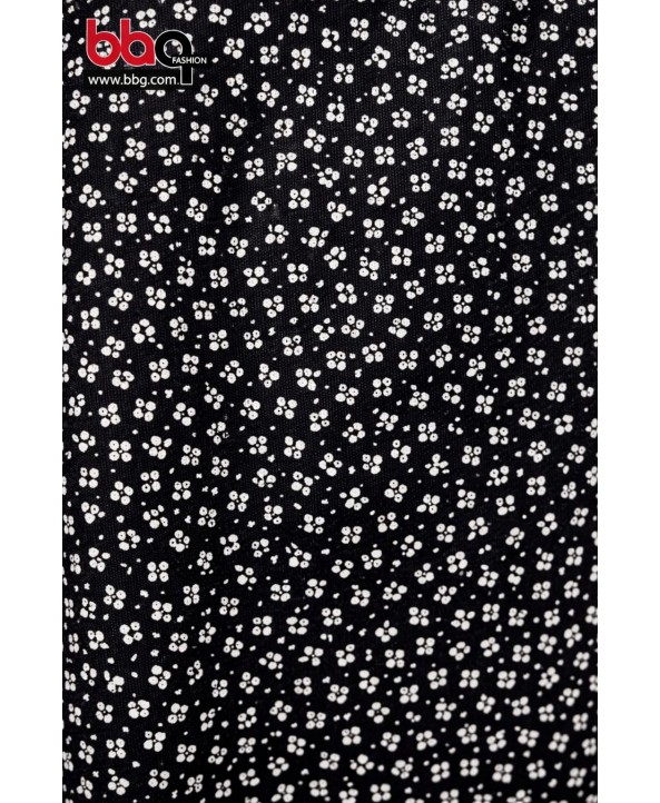 BAYAN BÜYÜK BEDEN GENİŞ KALIP DESENLİ TEK ALT-1