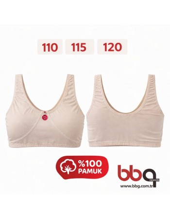 BAYAN BÜYÜK BEDEN GENİŞ KALIP %100 PAMUK YARIM ATLET-K