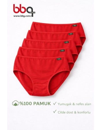 BAYAN BÜYÜK BEDEN PAMUKLU KÜLOT-K