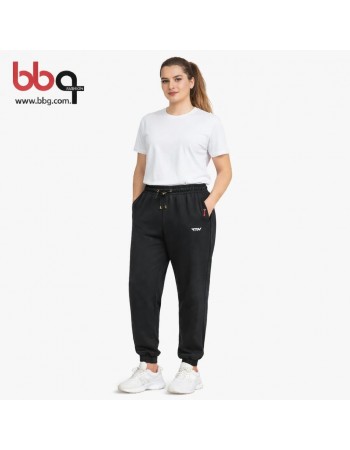  BAYAN BÜYÜK BEDEN BELİ LASTİKLİ EŞOFMAN ALTI-S