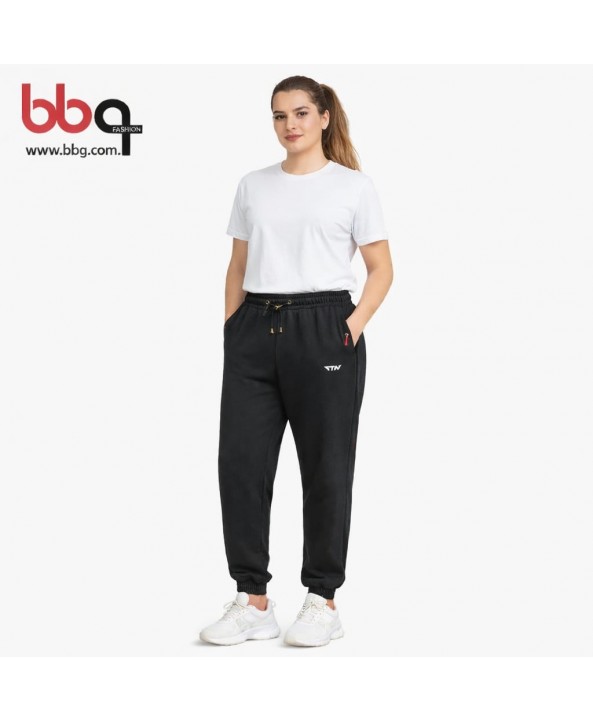  BAYAN BÜYÜK BEDEN BELİ LASTİKLİ EŞOFMAN ALTI-S