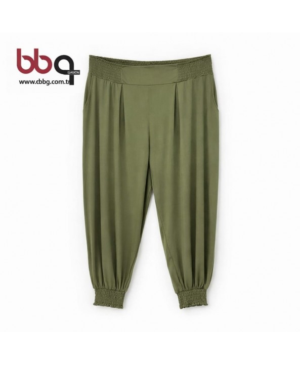 BAYAN BÜYÜK BEDEN GENİŞ KALIP TEK ALT ŞALVAR