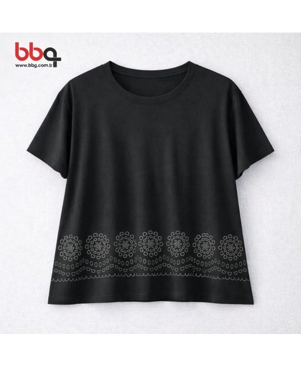 BAYAN BÜYÜK BEDEN GENİŞ KALIP T-SHIRT