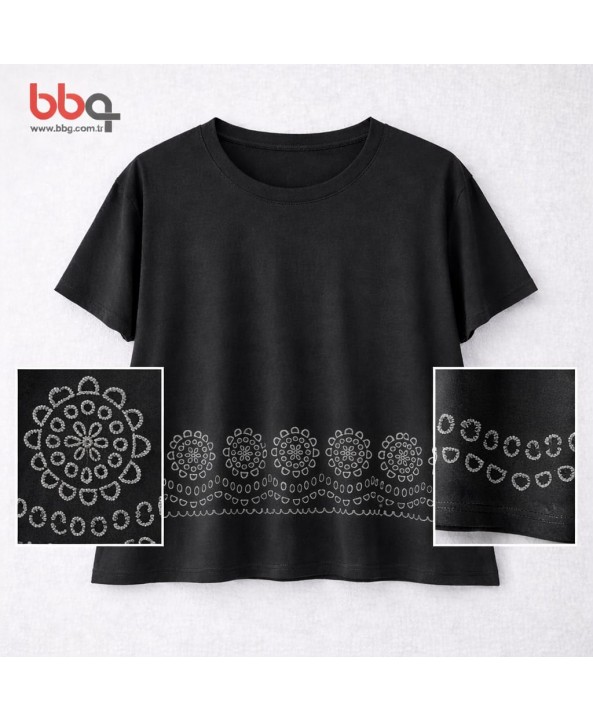 BAYAN BÜYÜK BEDEN GENİŞ KALIP T-SHIRT
