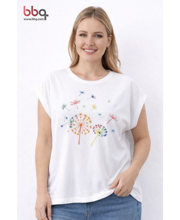 BAYAN BÜYÜK BEDEN T-SHIRT