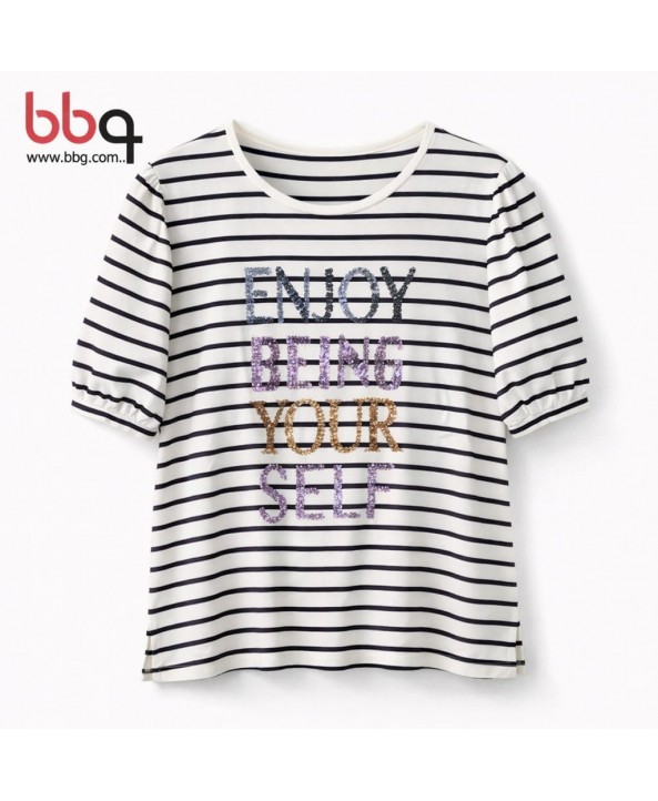 BAYAN BÜYÜK BEDEN GENİŞ KALIP 100 PAMUK NAKIŞ DETAYLI T-SHIRT