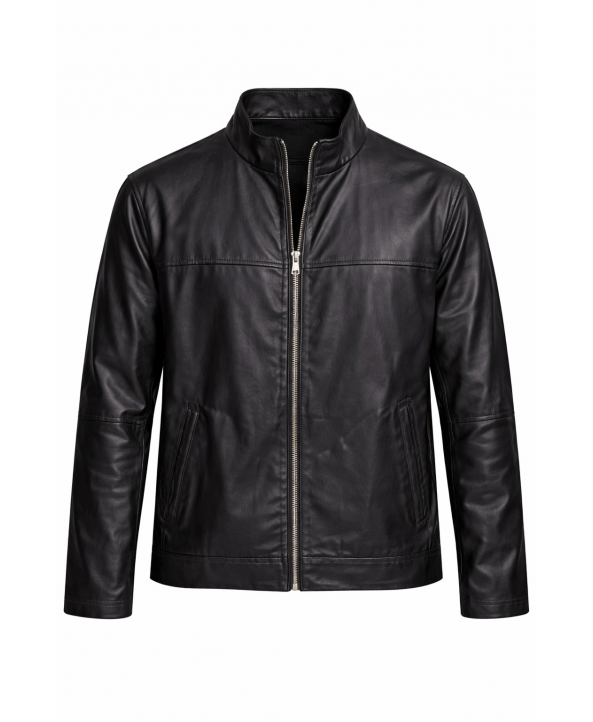 ERKEK BÜYÜK BEDEN GENİŞ KALIP ÇİFT TARAFLI KUZU DERİ CEKET-L