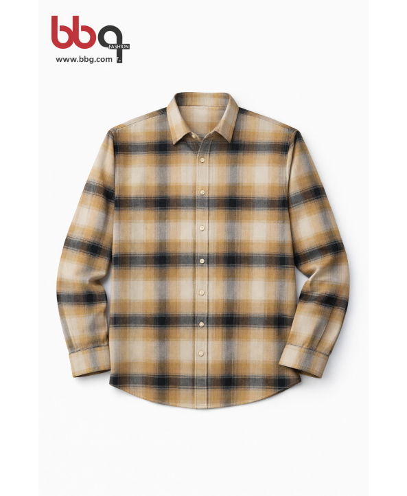 ERKEK BÜYÜK BEDEN GENİŞ KALIP ODUNCU GÖMLEK-1