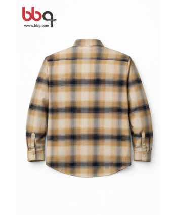 ERKEK BÜYÜK BEDEN GENİŞ KALIP ODUNCU GÖMLEK-1