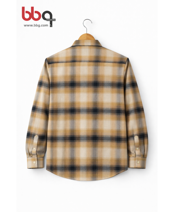 ERKEK BÜYÜK BEDEN GENİŞ KALIP ODUNCU GÖMLEK-1