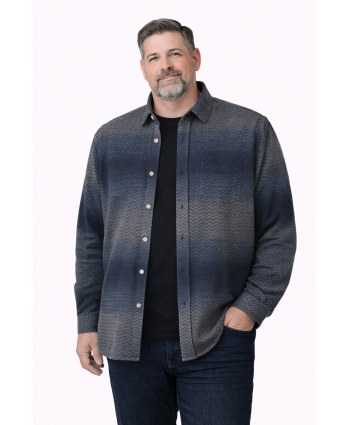  ERKEK BÜYÜK BEDEN GENİŞ KALIP ODUNCU GÖMLEK-5