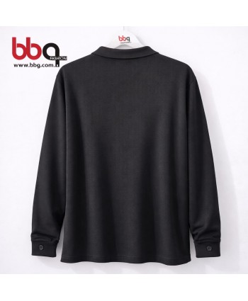 ERKEK BÜYÜK BEDEN GENİŞ KALIP YAKALI SWEATSHIRT