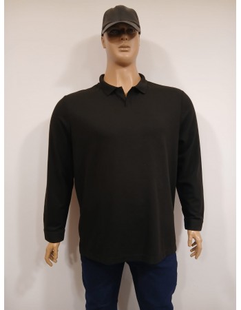 ERKEK BÜYÜK BEDEN GENİŞ KALIP  YAKALI SWEATSHIRT