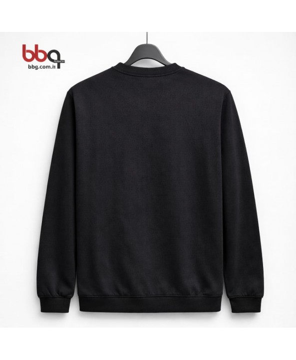 ERKEK BÜYÜK BEDEN GENİŞ KALIP BASKILI SWEATSHIRT-2