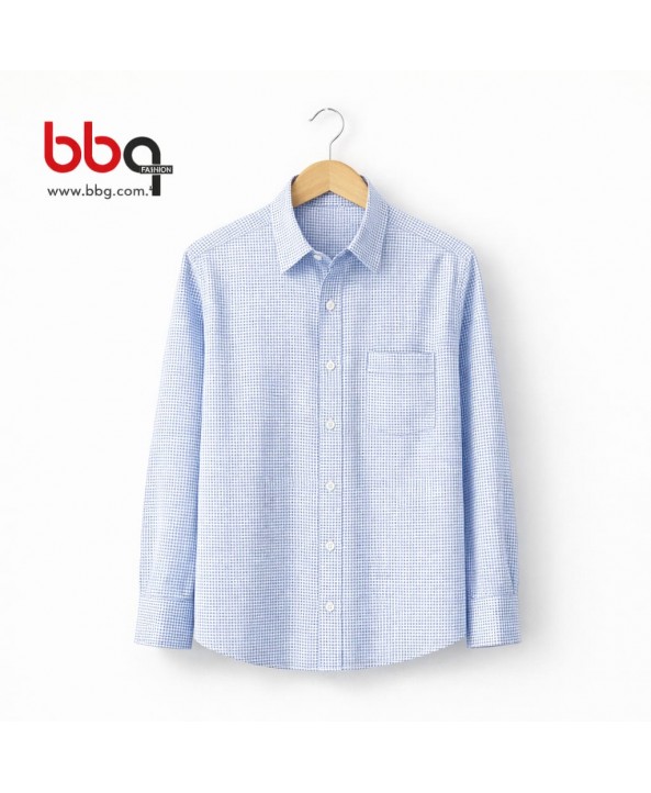 ERKEK BÜYÜK BEDEN UZUN KOLLU CEPLİ GÖMLEK-M