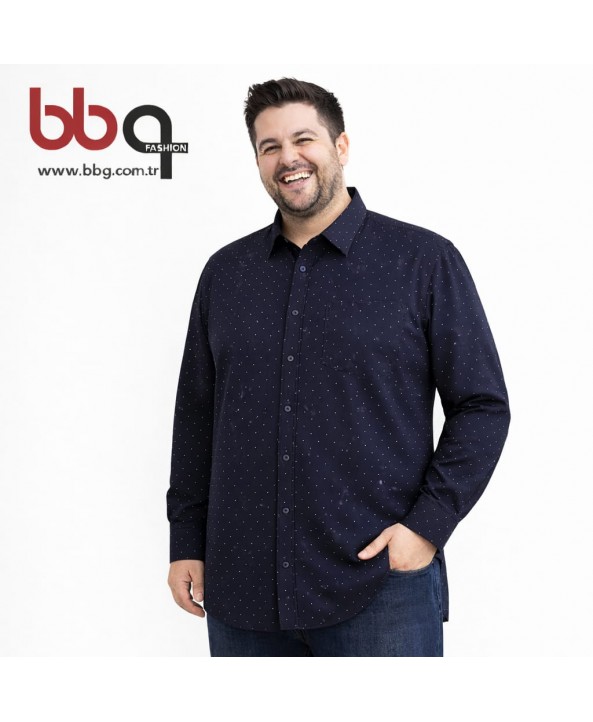 ERKEK BÜYÜK BEDEN UZUN KOLLU CEPLİ GÖMLEK-L ERKEK BÜYÜK BEDEN UZUN KOLLU CEPLİ GÖMLEK-L