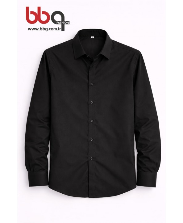 ERKEK BÜYÜK BEDEN UZUN KOLLU GÖMLEK-S