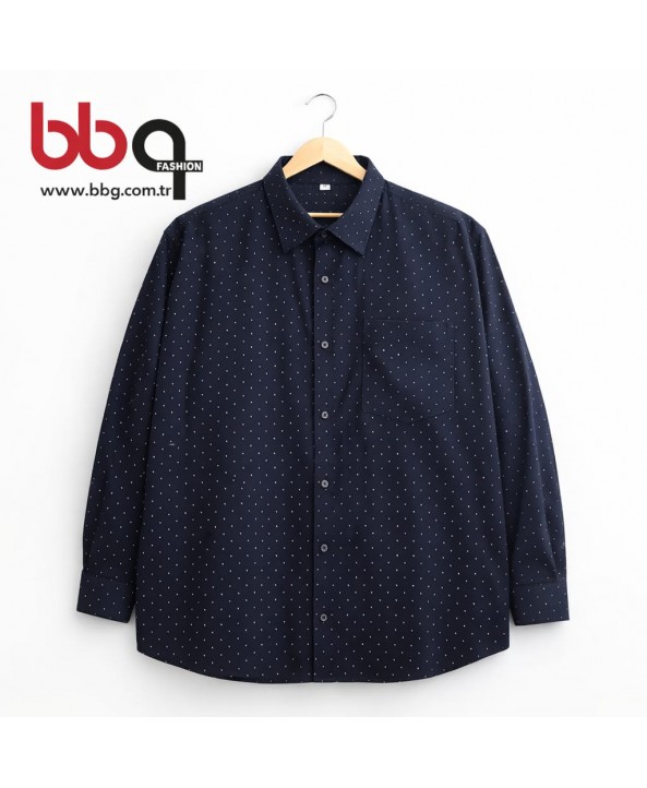 ERKEK BÜYÜK BEDEN UZUN KOLLU CEPLİ GÖMLEK-L ERKEK BÜYÜK BEDEN UZUN KOLLU CEPLİ GÖMLEK-L