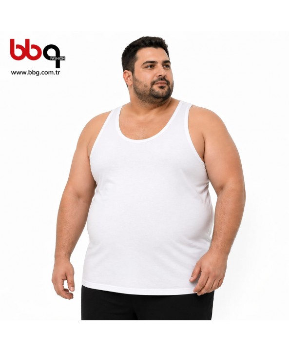 ERKEK BÜYÜK BEDEN GENİŞ KALIP %100 PAMUK ATLET-B