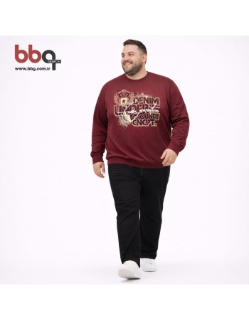 ERKEK BÜYÜK BEDEN SİYAH KOT PANTOLON