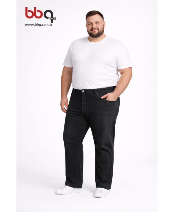 ERKEK BÜYÜK BEDEN KOT PANTOLON FÜME