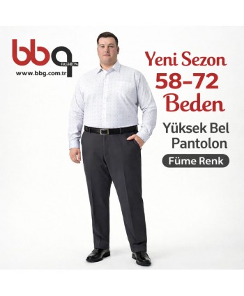 ERKEK BÜYÜK BEDEN YAZLIK GABARDİN PANTOLON-F