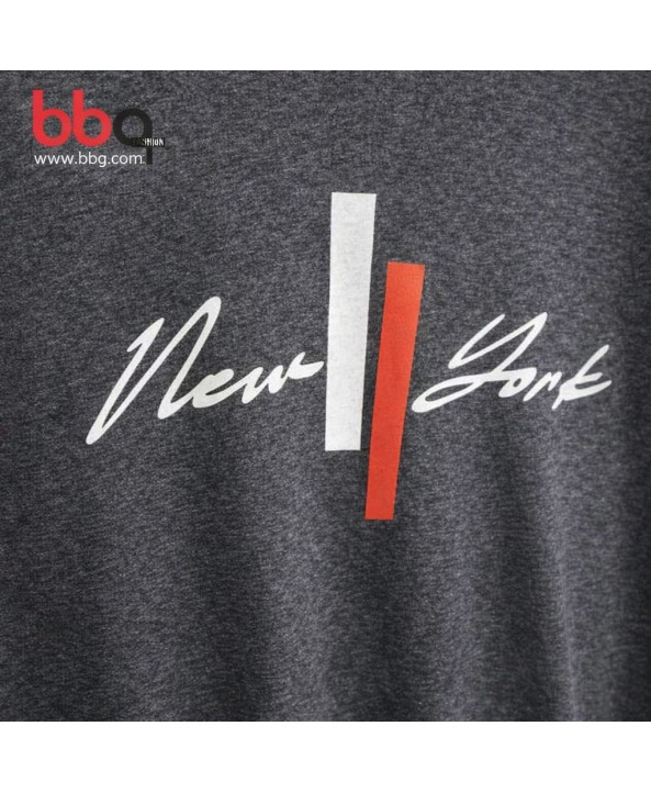 ERKEK BÜYÜK BEDEN GENİŞ KALIP BASKILI %100 PAMUK T-SHIRT-G