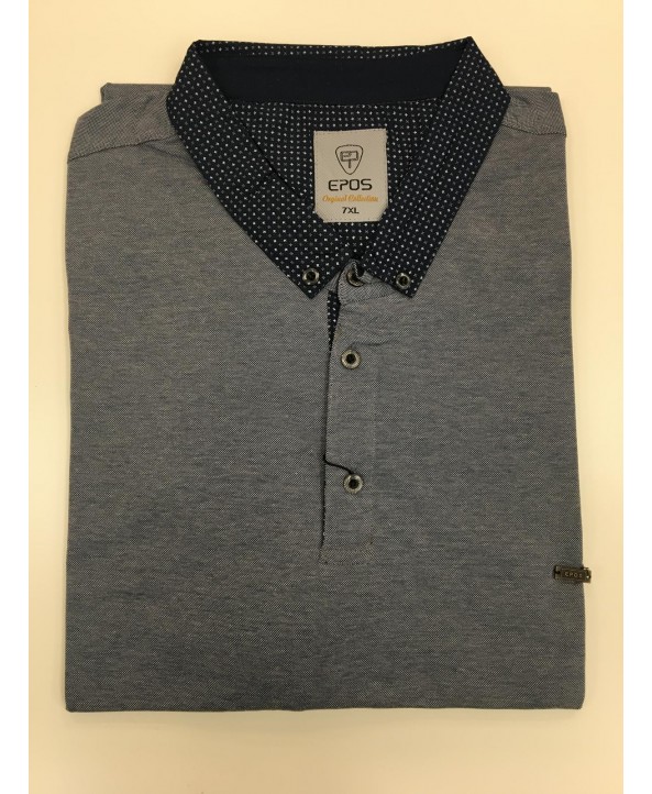ERKEK BÜYÜK BEDEN GENİŞ KALIP POLO YAKA T-SHIRT-GD