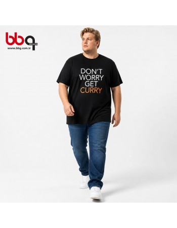 ERKEK BÜYÜK BEDEN GENİŞ KALIP % 100 PAMUK T-SHIRT-S