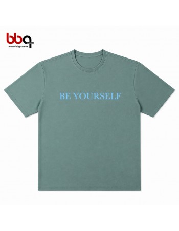 ERKEK BÜYÜK BEDEN GENİŞ KALIP % 100 PAMUK T-SHIRT-Y