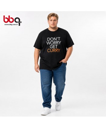 ERKEK BÜYÜK BEDEN GENİŞ KALIP % 100 PAMUK T-SHIRT-S