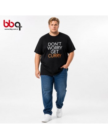 ERKEK BÜYÜK BEDEN GENİŞ KALIP % 100 PAMUK T-SHIRT-S
