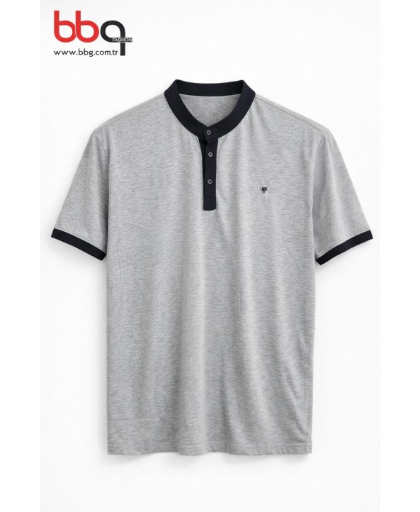 ERKEK BÜYÜK BEDEN GENİŞ KALIP HAKİM YAKA T-SHIRT-G ERKEK BÜYÜK BEDEN GENİŞ KALIP HAKİM YAKA T-SHIRT-G