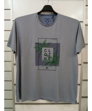 ERKEK BÜYÜK BEDEN GENİŞ KALIP BASKILI T-SHIRT-1