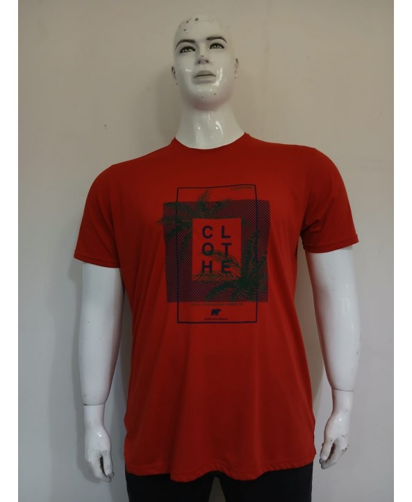 ERKEK BÜYÜK BEDEN GENİŞ KALIP BASKILI T-SHIRT