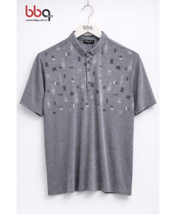 ERKEK BÜYÜK BEDEN GENİŞKALIP POLO YAKA T-SHIRT-G