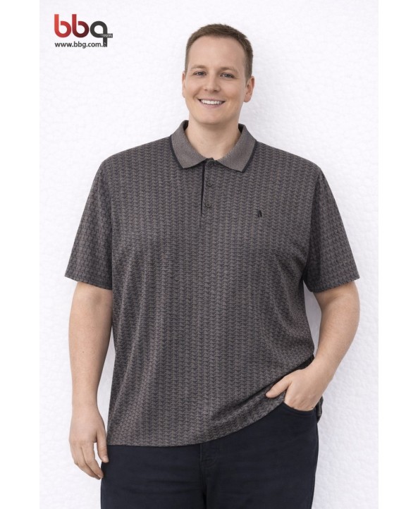  ERKEK BÜYÜK BEDEN GENİŞ KALIP POLO YAKA T-SHIRT-K