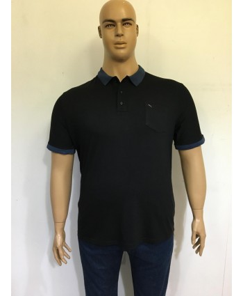 ERKEK BÜYÜK BEDEN POLO YAKA CEPLİ T-SHIRT