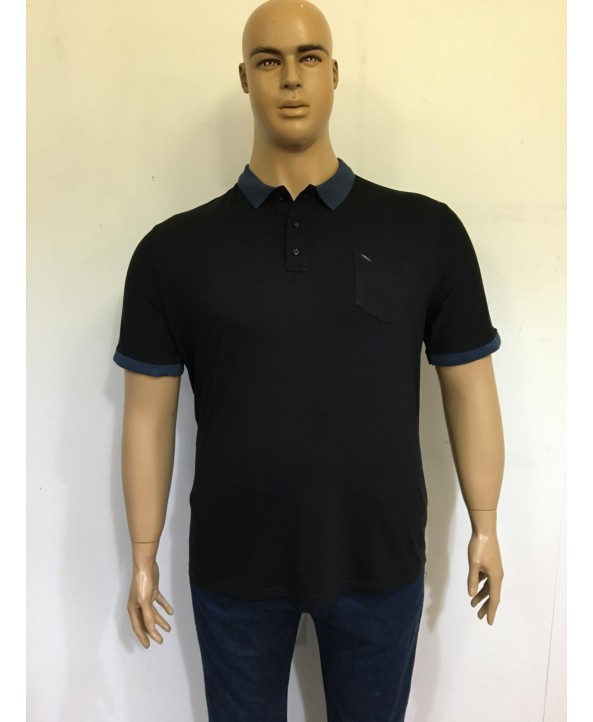 ERKEK BÜYÜK BEDEN POLO YAKA CEPLİ T-SHIRT